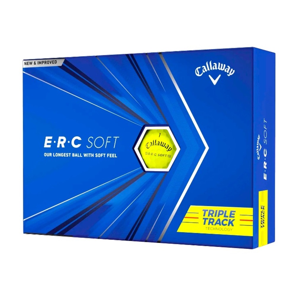 Callaway ERC Triple Track Golf Balls 12B PK 2021 Version Yellow